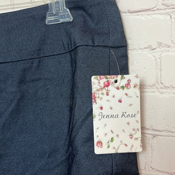 Jenna Rose Blue Pull On Skort - Picture 4 of 10